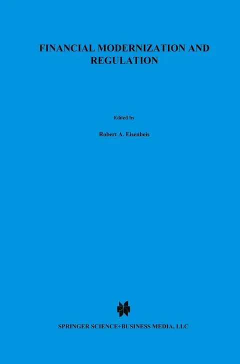 Cover of Financial Modernization and Regulation