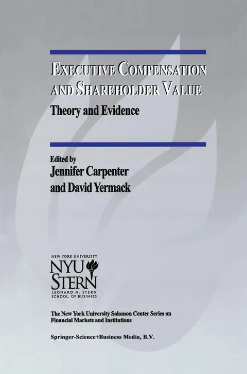 Cover of Executive Compensation and Shareholder Value