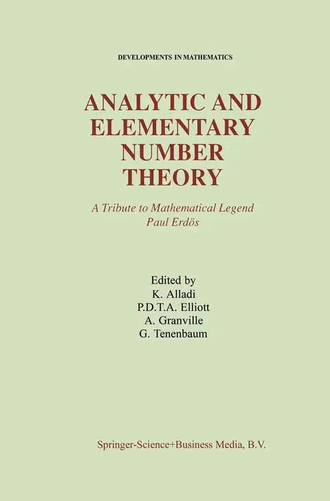 Cover of Analytic and Elementary Number Theory