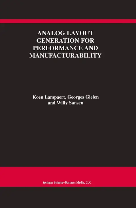 Cover of Analog Layout Generation Performance and Manufacturability