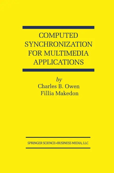 Cover of Computed Synchronization for Multimedia Applications