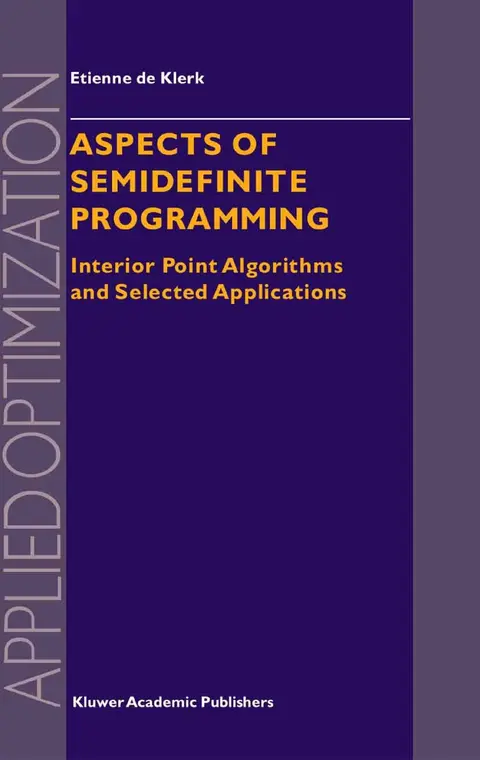 Cover of Aspects of Semidefinite Programming