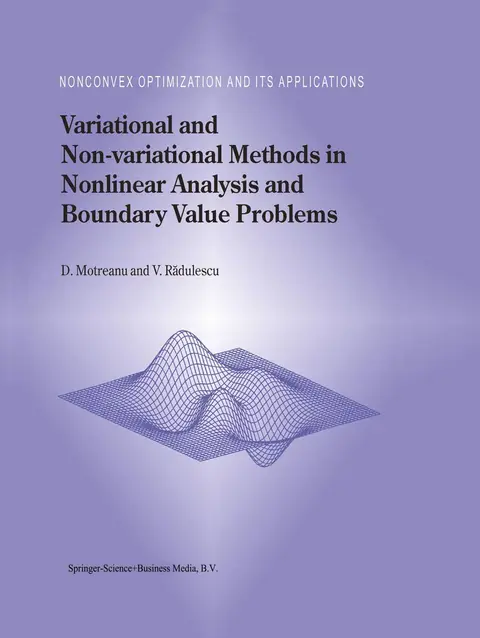 Cover of Variational and Non-variational Methods in Nonlinear Analysis and Boundary Value Problems