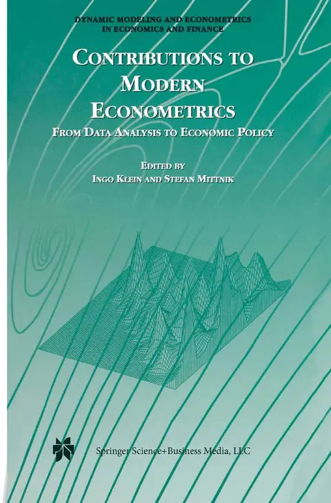 Cover of Contributions to Modern Econometrics