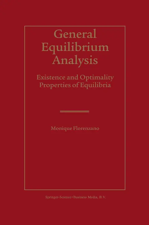 Cover of General Equilibrium Analysis