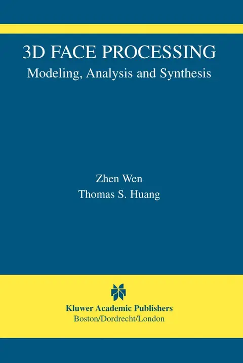 Cover of 3d Face Processing