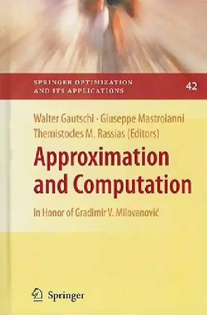 Cover of Approximation and Computation