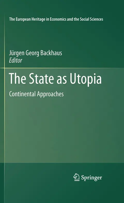 Cover of The State as Utopia