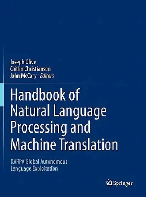 Cover of Handbook of Natural Language Processing and Machine Translation