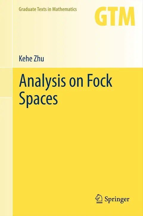 Cover of Analysis on Fock Spaces (Hb 2012)