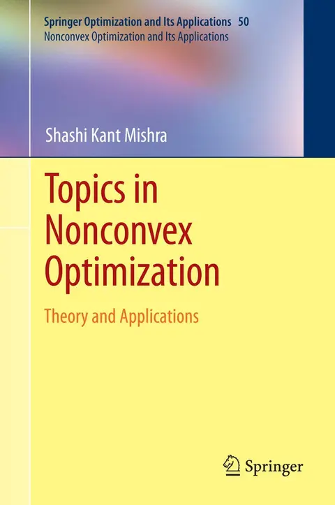 Cover of Topics in Nonconvex Optimization