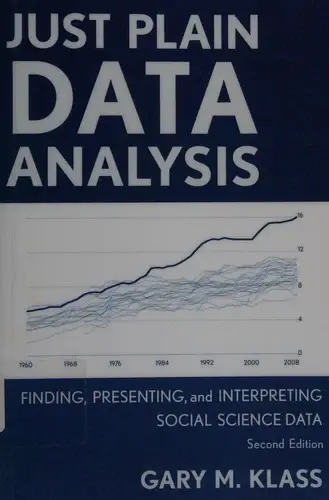 Cover of Just Plain Data Analysis