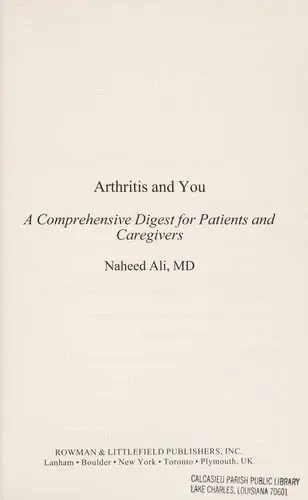 Cover of Arthritis and You
