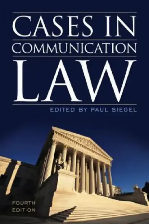 Cover of Cases in Communication Law