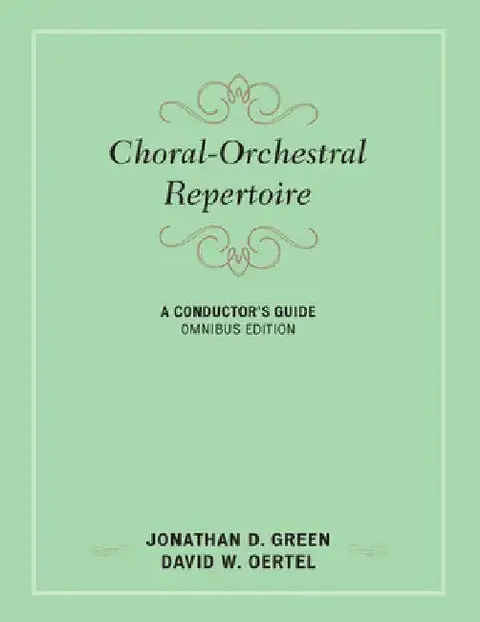 Cover of Choral-Orchestral Repertoire