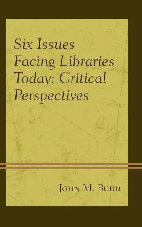 Cover of Six Issues Facing Libraries Today