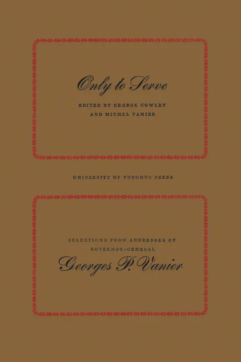 Cover of Only to Serve