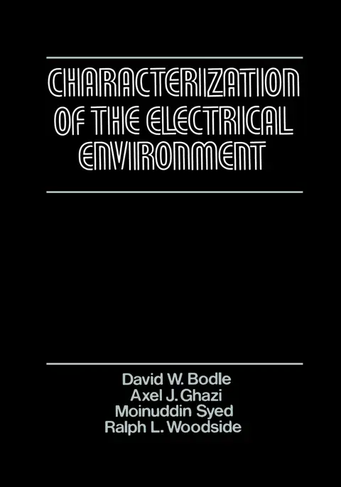 Cover of Characterization of the Electrical Environment