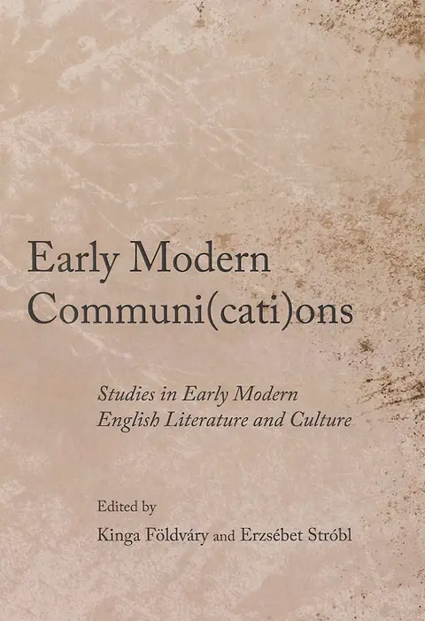 Cover of Early Modern Communi(cati)ons