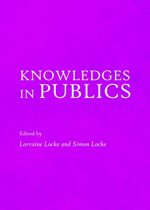 Cover of Knowledges in Publics