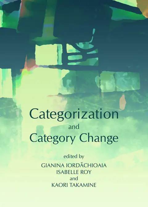 Cover of Categorization and Category Change