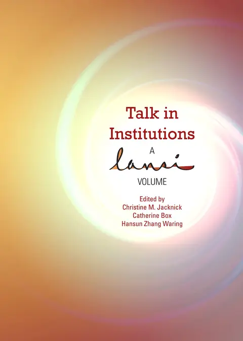 Cover of Talk in Institutions