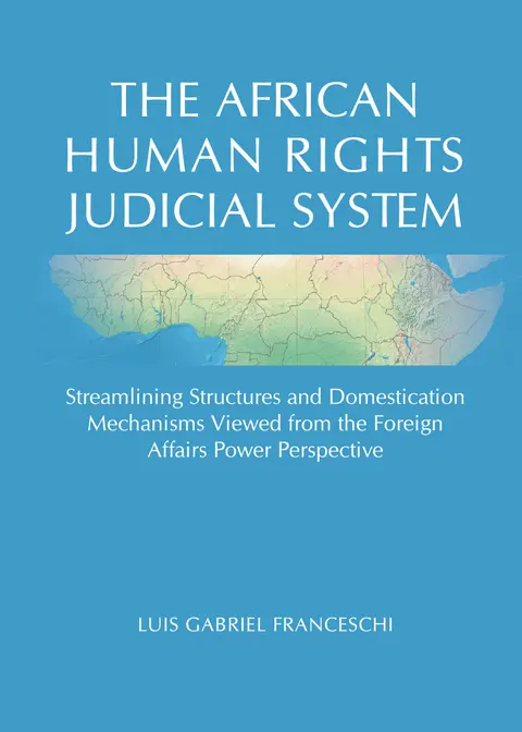 Cover of The African Human Rights Judicial System