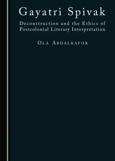 Cover of Gayatri Spivak