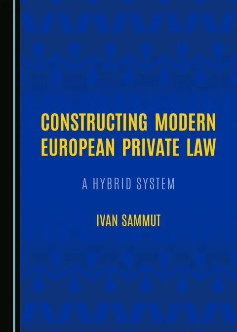 Cover of Constructing Modern European Private Law