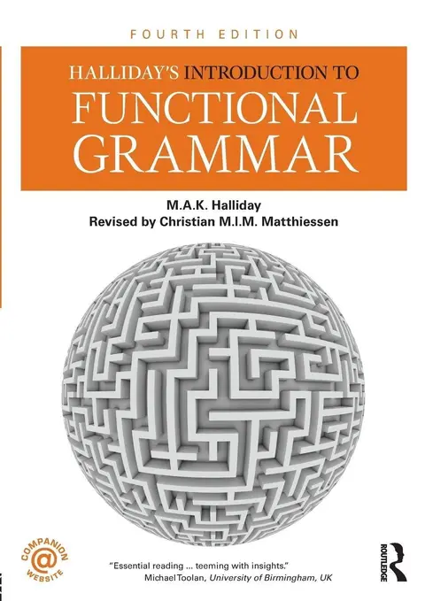 Cover of Halliday's Introduction to Functional Grammar, Fourth Edition