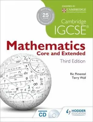 Cover of Cambridge Igcse Mathematics Core and Extended 3ed + CD