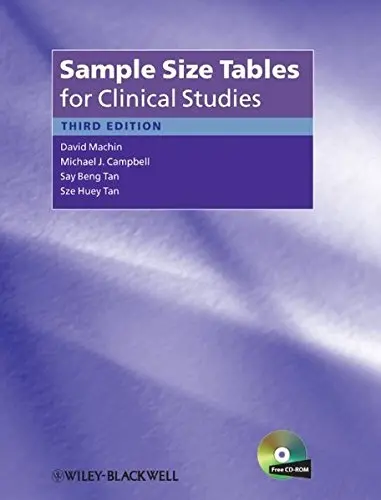 Cover of Sample Size Tables for Clinical Studies