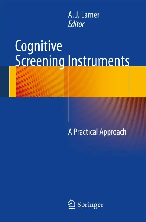 Cover of Cognitive Screening Instruments