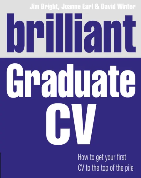 Cover of Brilliant Graduate CV