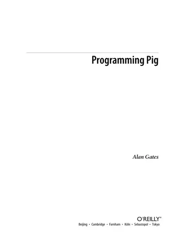 Cover of Programming Pig
