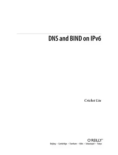 Cover of DNS and Bind on Ipv6