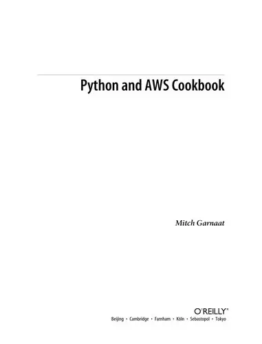 Cover of Python and AWS Cookbook