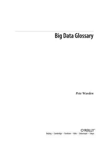 Cover of Big Data Glossary