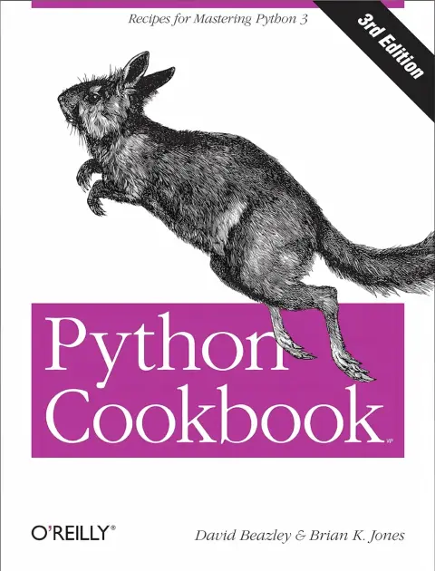 Cover of Python Cookbook 3e