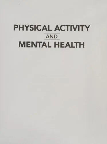 Cover of Physical Activity and Mental Health