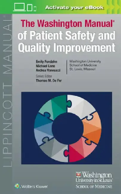 Cover of Washington Manual of Patient Safety and Quality Improvement