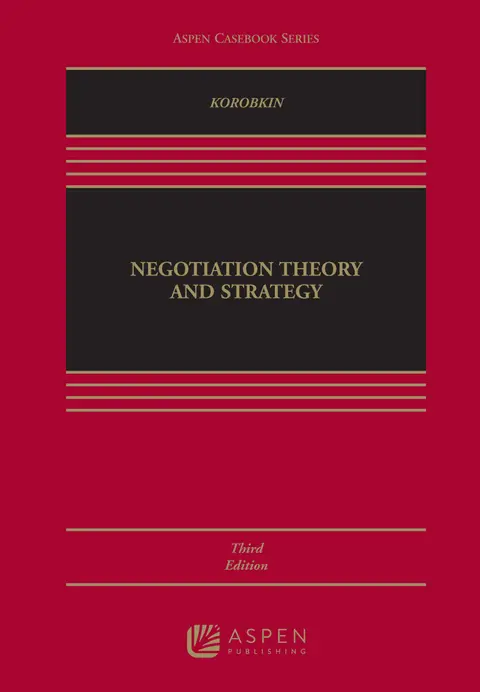 Cover of Negotiation