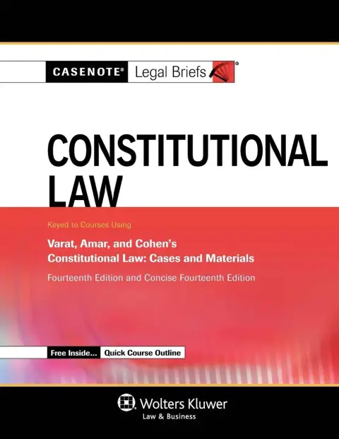 Cover of Constitutional Law