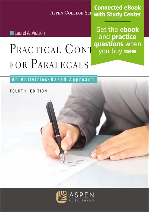Cover of Practical Contract Law for Paralegals