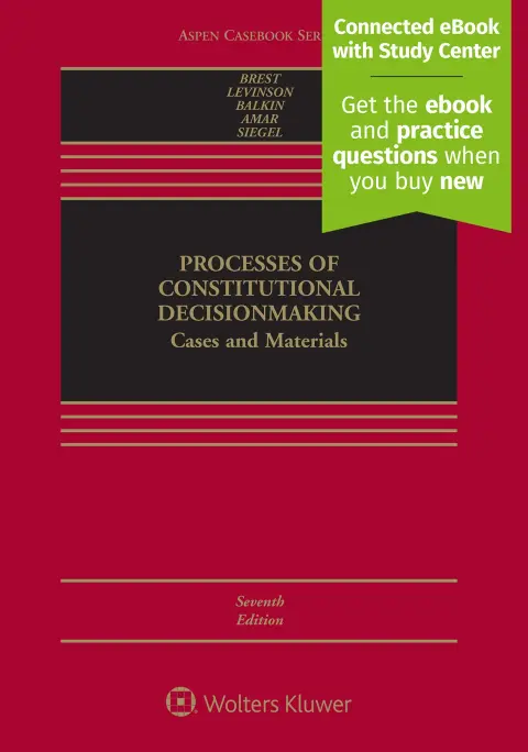 Cover of Processes of Constitutional Decisionmaking