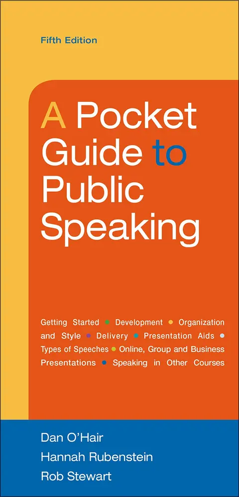 Cover of A Pocket Guide to Public Speaking