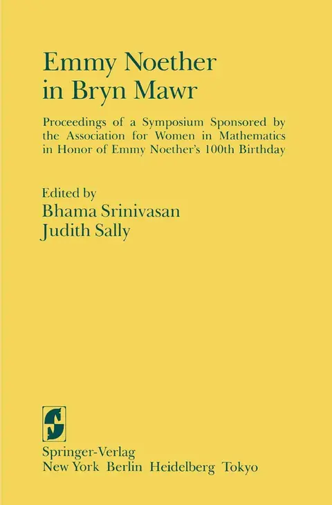 Cover of Emmy Noether in Bryn Mawr