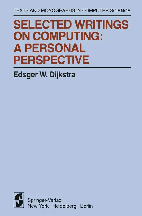 Cover of Selected Writings on Computing
