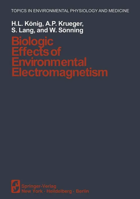 Cover of Biologic Effects of Environmental Electromagnetism