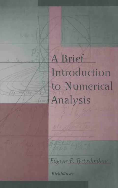 Cover of A Brief Introduction to Numerical Analysis